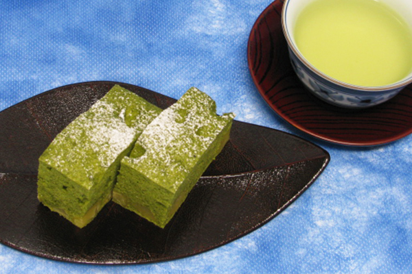 抹茶栗入りケーキ・煎茶セット